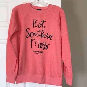 MV sport peach sweatshirt.